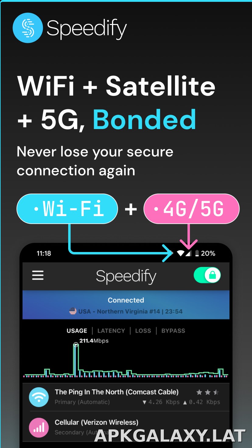 Speedify скриншот 1