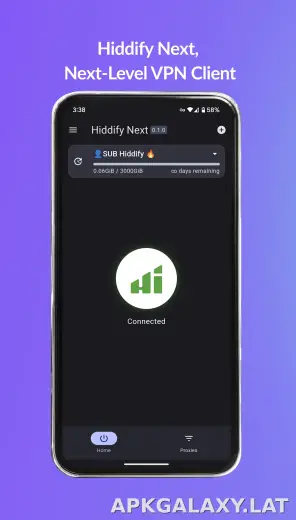 Hiddify скриншот 1